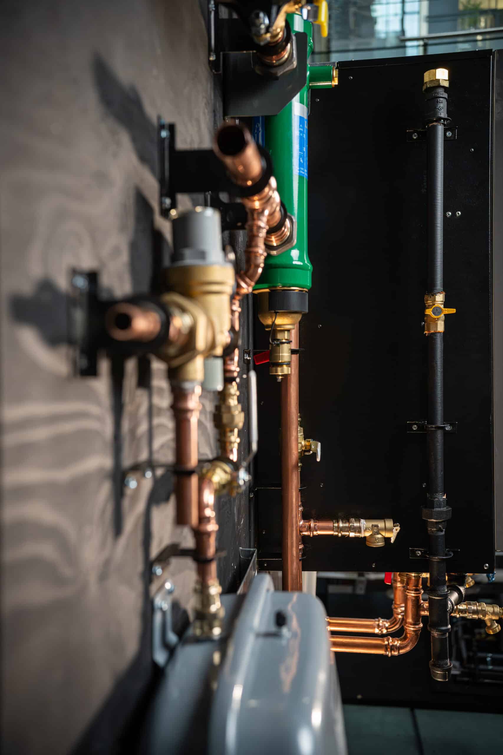 Residential boiler installation by Handy Bros