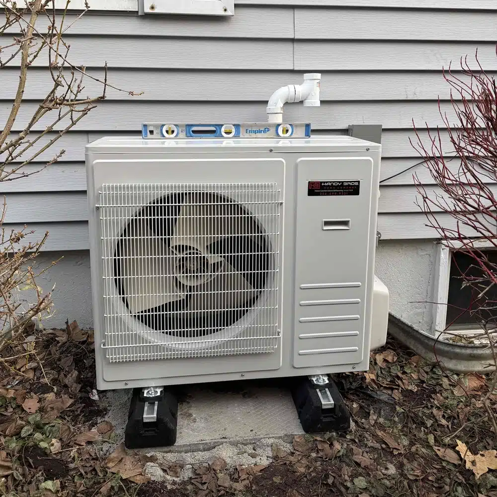 Client heat pump installed in Windsor