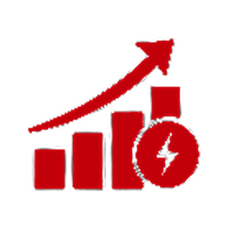 Rising backup-heating cost symbol.