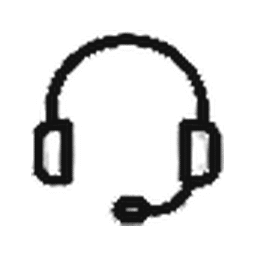 Local service support headset icon.