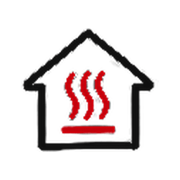 Warm house representing steady winter comfort.